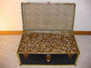 Treasure Chest of Old Coins and Gemstones